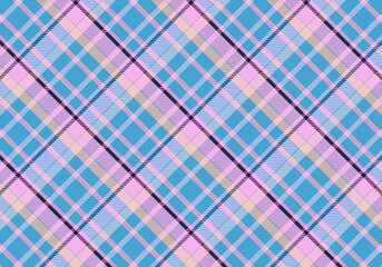 Seamless tartan plaid pattern background. Fabric texture. Vector.