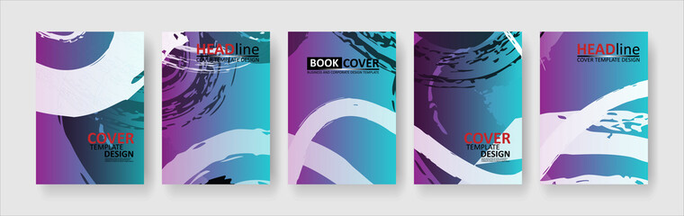 Fototapeta premium abstract background with gradient color. Applicable for design cover, presentation, invitation, flyer, annual report, poster and business card, desing packaging - Vector