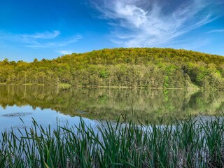 Lake Leatherwood lake in Eureka Springs Arkansas