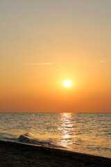 Obraz premium sunset at the beach