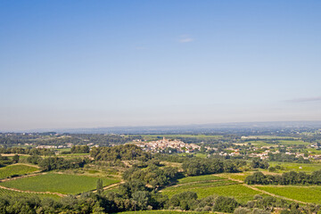 Fototapeta na wymiar vue du village de Séguret