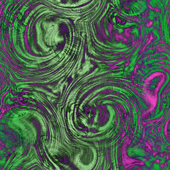 pattern seamless abstract marble paint liquid violet green wave