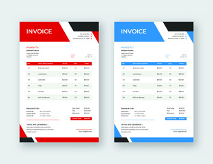 Invoice Design eps