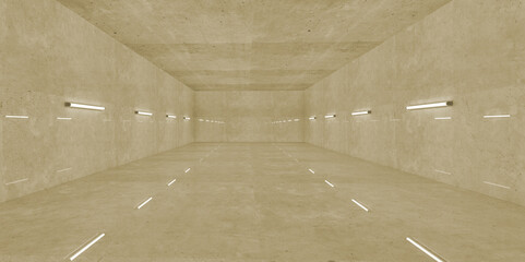 nice concrete simple wall horizontal line lighting high gloss flooring urdan style 3d place image 3