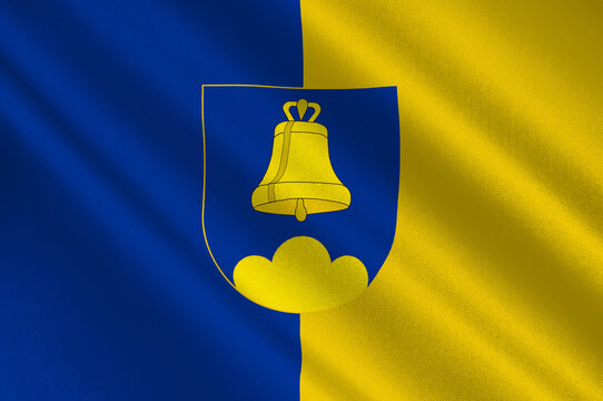 Flag of Triesenberg in Liechtenstein