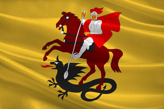 Flag of Marijampole City in Lithuania