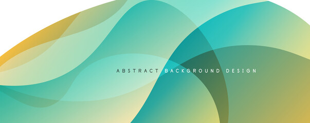Trendy simple fluid color gradient abstract background with dynamic wave line effect. Vector Illustration For Wallpaper, Banner, Background, Card, Book Illustration, landing page