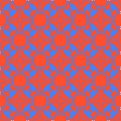 abstract background with  blue and orange patterns. ornament for wallpapers and backgrounds.