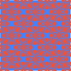 abstract background with  blue and orange patterns. ornament for wallpapers and backgrounds.