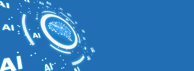 AI with a human brain. Artificial intelligence