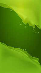 green liquid splash realistic drops and splashes fruits juice splashing vertical