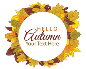 Hand drawn cute autumn unicorn isolated on white background. Design element for greeting cards, t-shirt and other.