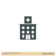 hospital icon vector 