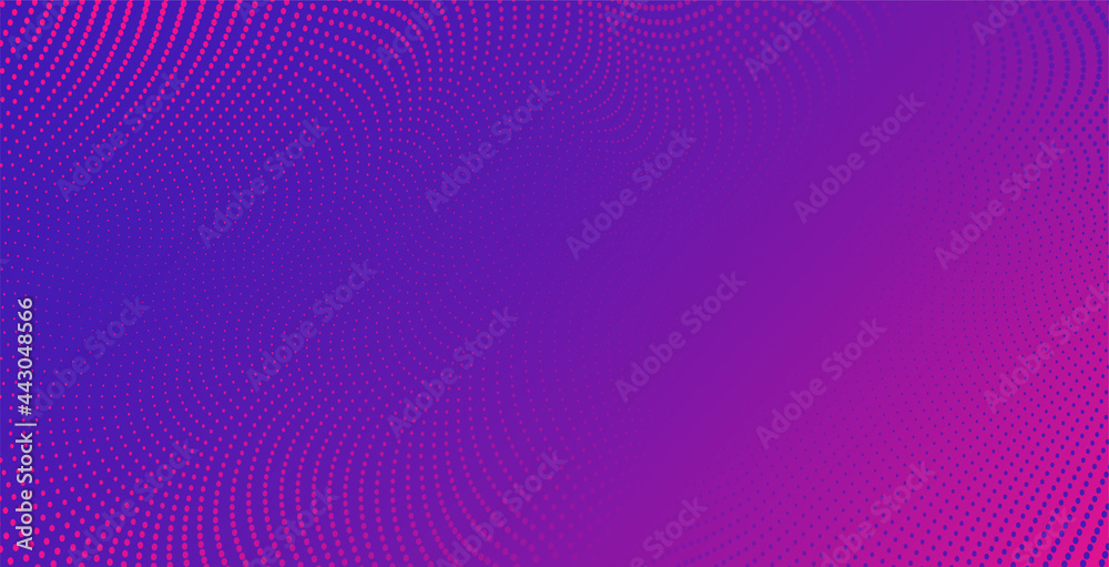 Aufkleber Vector background with color abstract wave dots