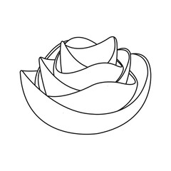A set of bowl use for cooking in the kitchen vector