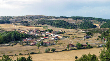 Fototapeta premium Paisajes de montaña rural de España.