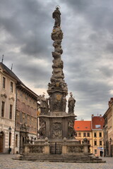 Fototapeta na wymiar Plague column in Kutna Hora, Czech Republic