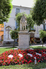 Fototapeta na wymiar Piazza Torquato Tasso in Sorrento, Campania, Italy 