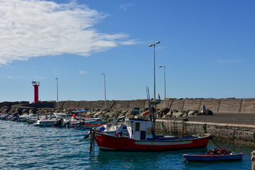 boats in the harbor