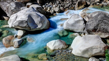 Fototapeta premium 阿寺ブルー