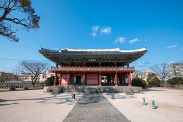 Fototapeta premium The Jeju Mok Office, the seat of the local governor during the Joseon dynasty (1392-1910)