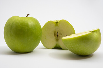 Apples on a white background. Isolated Apples.