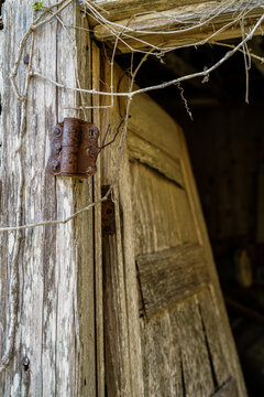 old wooden door