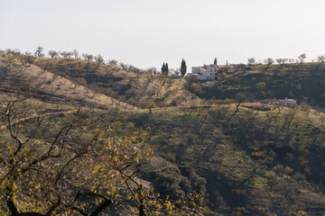 farmhouse on a mountain in the south of Spain