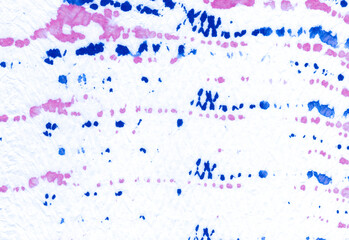 Ethnic Ikat Pattern. Indigo Dye Decor Tribal