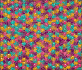 Abstract messy multicolored background