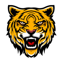 tiger head vector