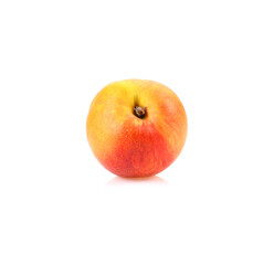 Nectarine fruit isolated on white background