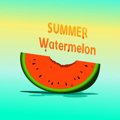 Delicious and Fresh Summer Watermelon