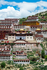  Tibetan Buddhism Ganden Monastery in Lhasa, Tibet