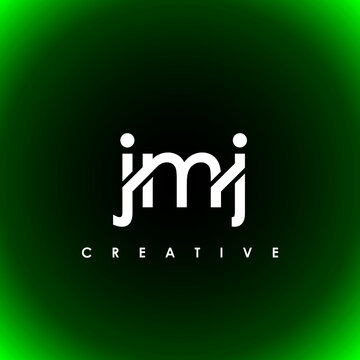JMJ Letter Initial Logo Design Template Vector Illustration