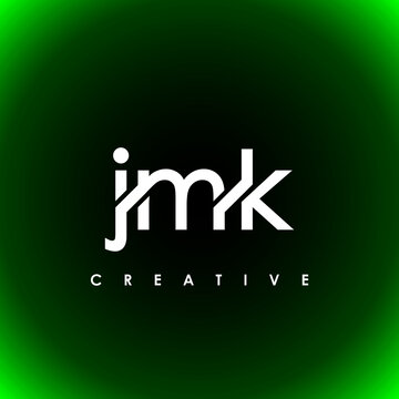 JMK Letter Initial Logo Design Template Vector Illustration