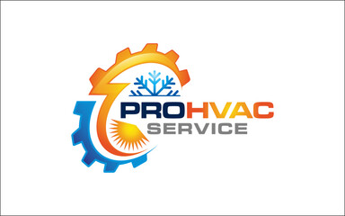 Illustration graphic vector of plumbing, heating and cooling service Logo Design template-10