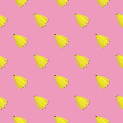 vector bananas print. seamless bananas. pattern on clothing or print