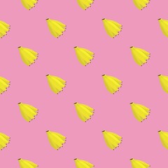 vector bananas print. seamless bananas. pattern on clothing or print
