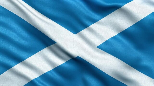 Scotland Flag Seamless Loop