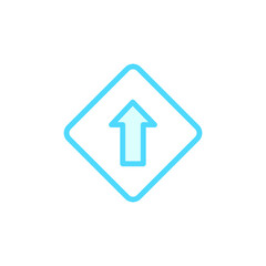 Vector illustration of direction icon design template