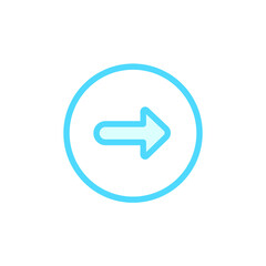 Vector illustration of direction icon design template