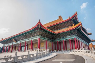 Obraz premium National Theater and Concert Hall at noon, Taipei, Taiwan