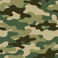 vector camouflage pattern for army. camouflage green military pattern