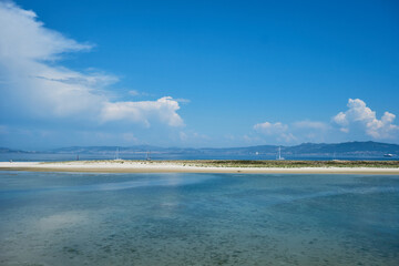 Obraz premium Lagoon in Cies Islands