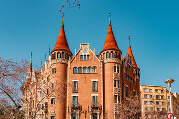 Obraz premium Château à Barcelone