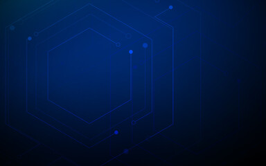 Abstract circuit board high-tech digital technology background.Vector illustration