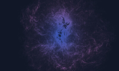 space background with realistic nebula and galaxy