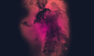 space background with realistic nebula and galaxy