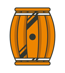 beer wooden barrel